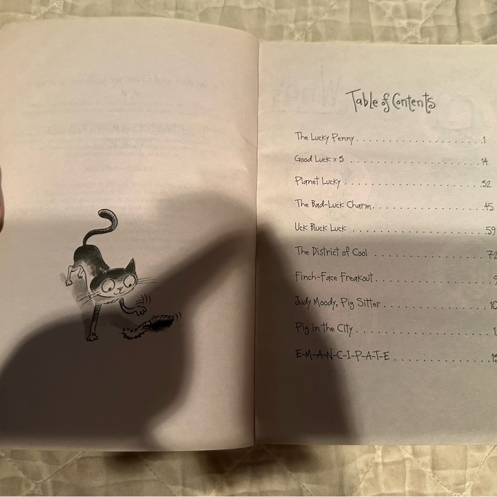 Judy Moody and the Bad Luck Charm Book - Picture 3 of 8